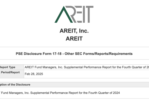 AREIT Q4 Financial Report